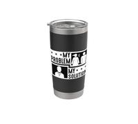 Il mio problema La mia soluzione Pittogramma Papà Predicatore Clero Amante Bicchiere termico in acciaio inox doppia parete