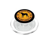 Il mio pugile e io parlo merda di te divertente cane donne uomini PopSockets PopGrip per MagSafe
