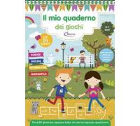 Il mio quaderno dei giochi 6/7 anni. Con adesivi. Ediz. a colori. Ediz. a spirale