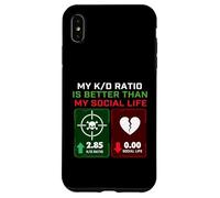 Il mio rapporto K/D è migliore della mia vita sociale - Gamer Gaming Custodia per iPhone XS Max