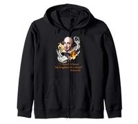Il Mio Regno per Un Cavallo Citazione di Shakespeare Felpa con Cappuccio