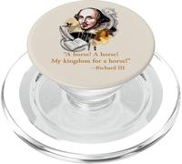Il mio regno per un cavallo citazione di Shakespeare PopSockets PopGrip per MagSafe