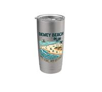 Il mio rifugio Dewey Beach Bicchiere termico in acciaio inox doppia parete