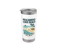 Il mio rifugio Pescadero State Beach Bicchiere termico in acciaio inox doppia parete