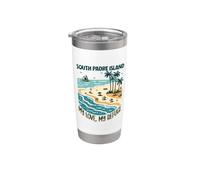 Il mio rifugio South Padre Island Bicchiere termico in acciaio inox doppia parete