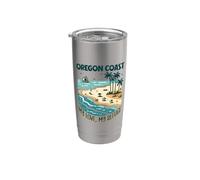 Il mio rifugio sulla costa dell'Oregon Bicchiere termico in acciaio inox doppia parete