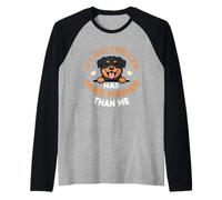 Il Mio Rottweiler ha più Amici di Me Maglia con Maniche Raglan