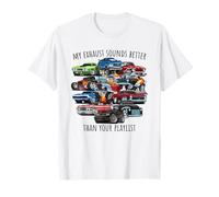 Il mio scarico suona meglio del design della tua playlist Cars Maglietta
