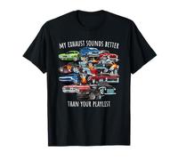 Il mio scarico suona meglio del design della tua playlist Cars Maglietta
