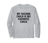 Il Mio Secondo Figlio è Il Mio Figlio Preferito Maglia a Manica