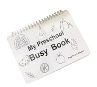 Il mio set di libri per bambini in età prescolare Set completo e spesso di libri per bambini in età prescolare 12 temi coinvolgenti Scuola dell'infanzia educativa per viaggi e apprendimento divertent