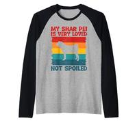 Il Mio Shar Pei è Molto Amato Non viziato Shar Pei Maglia con Maniche Raglan