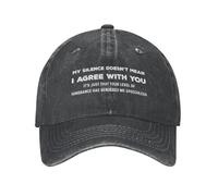 Il mio silenzio non significa che sono d'accordo con te Cappello da baseba