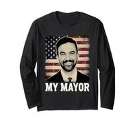 Il Mio SINDACO ZOHRAN MAMDANI Maglia a Manica