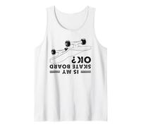 Il Mio Skateboard va Bene? Funny Skateboarder Canotta