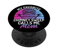 Il mio Spazzacamino preferito mi chiama Mom of Chimney Sweep PopSockets PopGrip Adesivo