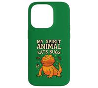 Il mio spirito animale mangia insetti drago barbuto Custodia per iPhone 14 Pro