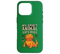 Il mio spirito animale mangia insetti drago barbuto Custodia per iPhone 16 Pro