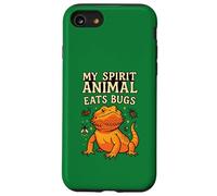 Il mio spirito animale mangia insetti drago barbuto Custodia per iPhone SE (2020) / 7 / 8