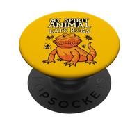 Il mio spirito animale mangia insetti drago barbuto PopSockets PopGrip Adesivo