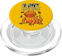 Il mio spirito animale mangia insetti drago barbuto PopSockets PopGrip per MagSafe