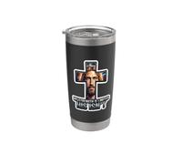 Il mio Streangth è limitato Il suo non è Gesù Cristo Dio cristiano Bicchiere termico in acciaio inox doppia parete