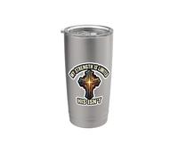 Il mio streangth è limitato Il suo non è Gesù Cristo Dio cristiano Bicchiere termico in acciaio inox doppia parete