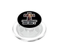 Il mio Streangth è limitato Il suo non è Gesù Cristo Dio cristiano PopSockets PopGrip per MagSafe