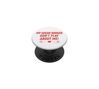 il mio sugar booger non gioca su di me marito moglie coppia PopSockets PopGrip Adesivo