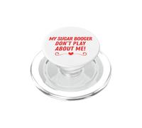 il mio sugar booger non gioca su di me marito moglie coppia PopSockets PopGrip per MagSafe