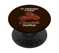 Il mio superpotere sta facendo sparire il cioccolato PopSockets PopGrip Adesivo
