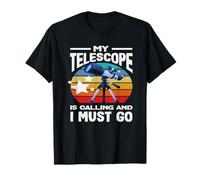 Il Mio telescopio Chiama Astronomia osservare Le Stelle retrò Maglietta