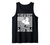 Il Mio Tempo in Uniforme è finito ma Essere Un veterano della Tempesta nel Deserto Canotta
