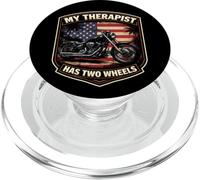 Il mio terapeuta ha due ruote Chopper Motocycle America USA PopSockets PopGrip per MagSafe