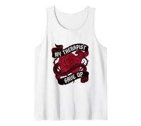 Il Mio terapeuta ha rinunciato al Tatuaggio Tradizionale Rosa Serpente Canotta