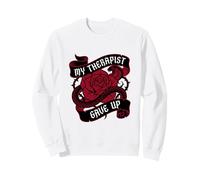 Il Mio terapeuta ha rinunciato al Tatuaggio Tradizionale Rosa Serpente Felpa