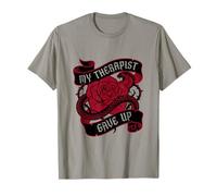 Il Mio terapeuta ha rinunciato al Tatuaggio Tradizionale Rosa Serpente Maglietta