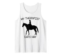 Il Mio terapeuta Mangia Fieno | Funny Horses Canotta