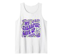 Il Mio Terapista ha Dato su di Me Divertente Vintage Scheletro retrò Anni '70 Canotta