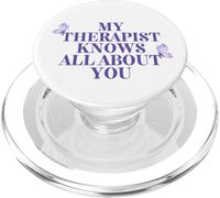Il mio terapista sa tutto di te Terapia Psicologia divertente PopSockets PopGrip per MagSafe