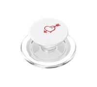 Il Mio Tesoro Cuore Con Freccia E Testo Romantico PopSockets PopGrip per MagSafe