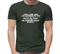 Il Mio Testa I M Thinking About Bazball - T-Shirt - Ashes Cricket Tour Player