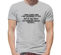 Il Mio Testa I M Thinking About Bazball - T-Shirt - Ashes Cricket Tour Player