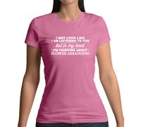 Il Mio Testa I'M Fiore Organizzare - T-Shirt - Fiorista - Hobby - Fiori