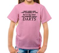 Il Mio Testa I'M Freccette - T-Shirt - 180 Dart Player Tavola Little
