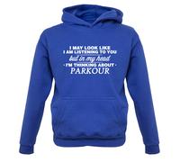 Il Mio Testa I'M Parkour - Bambini Felpa con Cappuccio Pezzi Free Run Running