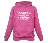 Il Mio Testa I'M Parkour - Bambini Felpa con Cappuccio Pezzi Free Run Running