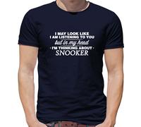 Il Mio Testa I'M Thinking About Snooker - T-Shirt - Crogiolo Player 147 Cue
