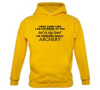 Il Mio Testa Tiro Con L'Arco - Bambini Felpa/Maglione - Arciere Arco Love Sport