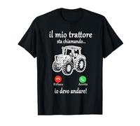 Il Mio Trattore Sta Chiamando Divertente Farmer regalo Maglietta